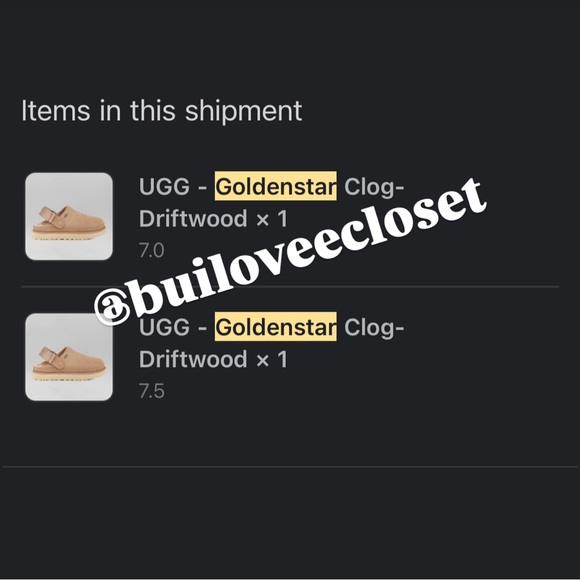 🧸BNIB Women’s Ugg Goldenstar Clogs - DRIFTWOOD - women’s 7🧸 - Picture 6 of 7